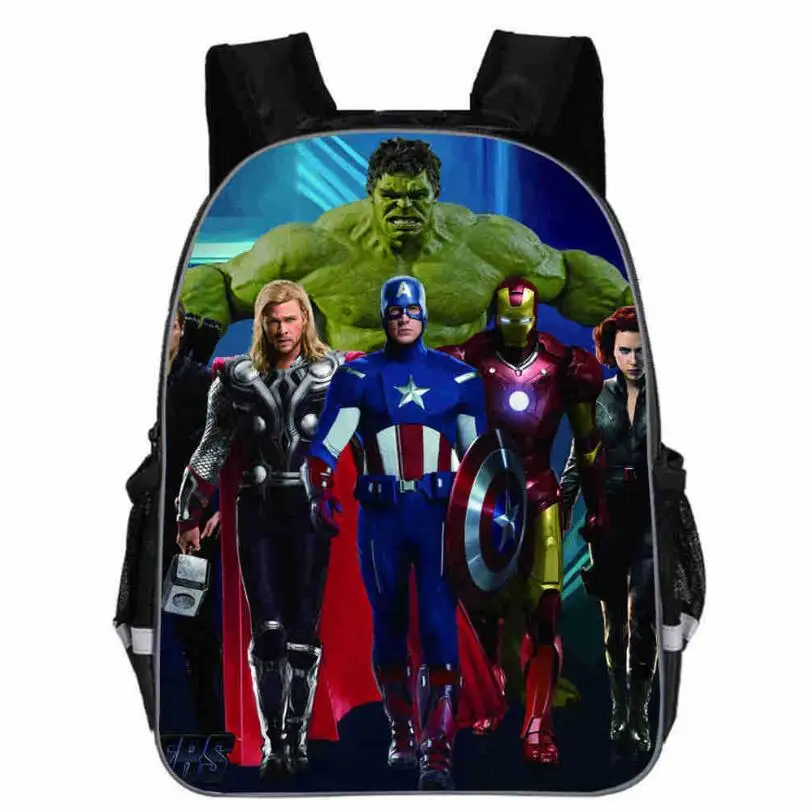 11-16-inch bag Mochilas Avengers backpack For Teenage Boys Children School Bags Heroes Cartoon Backpack Captin America Bags