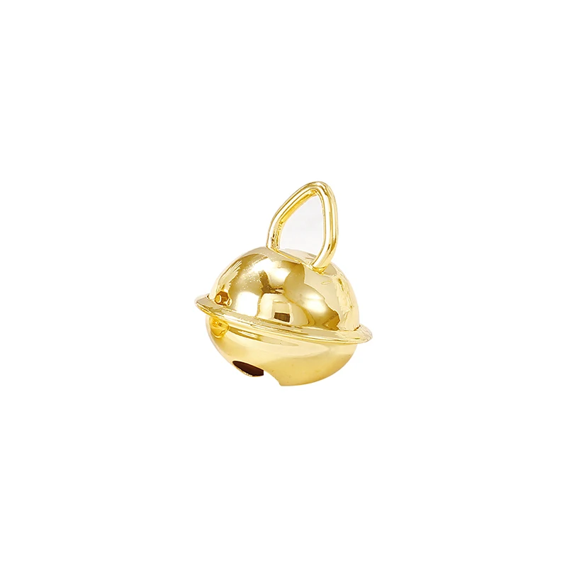 Factory Wholesale Gold Color Brass Small Bell Charms Pendants  Necklace Bracelet Earring Diy Jewelry Making Supplies Accessories