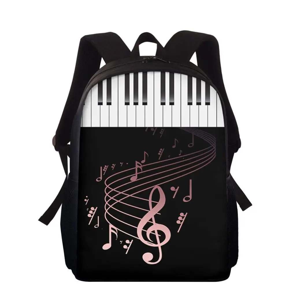 HYCOOL Fashion Piano Music Note Print Backpack for Kids Children Schoolbag Teen Boys Girls Book Bag School Student Book Rucksack