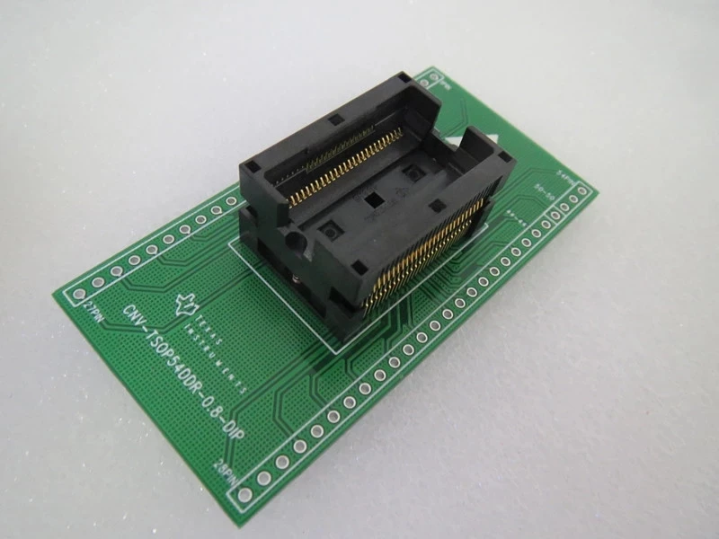 Original TI IC Test Seat CTP54-136AB TSOP54/DIP DDR 2 generation Burning Programm Socket Adapte