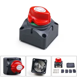 Car Auto 12V-60V 100A-300A RV Marine Boat Battery Selector Isolator Disconnect Rotary Switch Cut