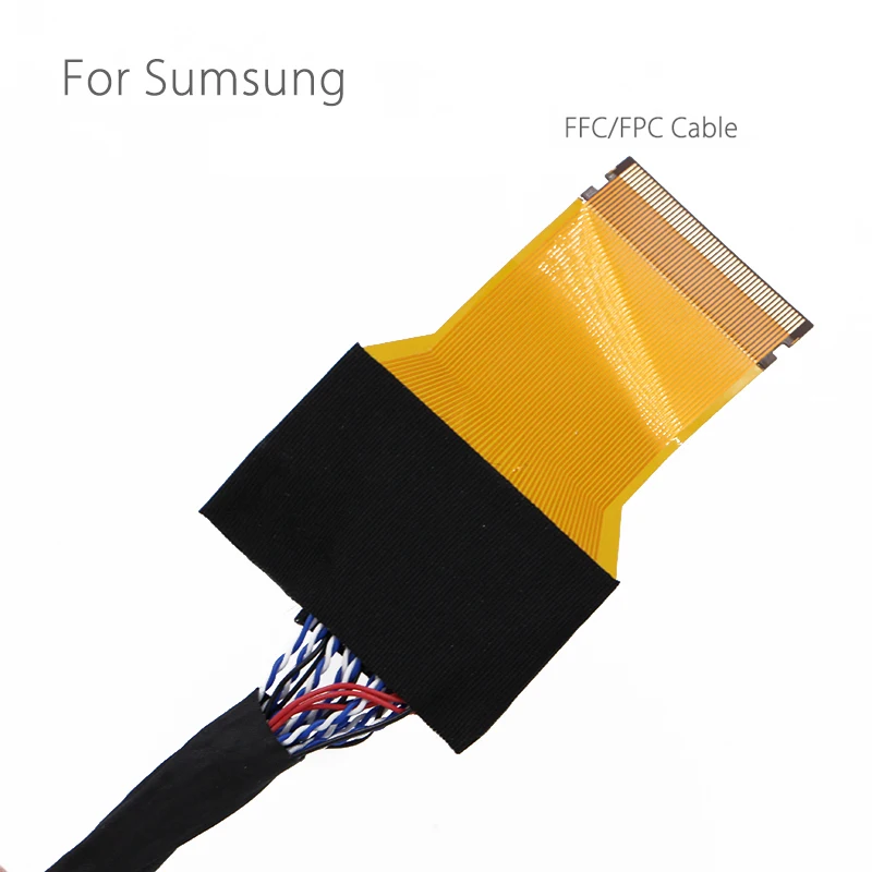FFC FPC LVDS Cable 2 ch 8-bit 51 pins 51pin dual 8 cable flexible flat cable For LED panel 550mm Universal HD LCD LED 2 Models