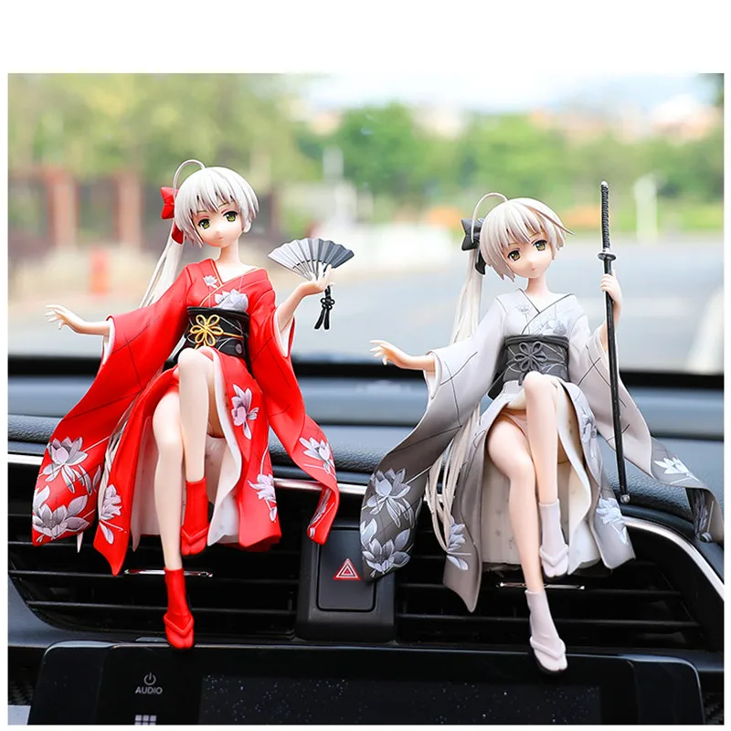 Japan Anime Kasugano Sora Yosuga no Sora  Figure PVC Action Figure Cute Girl Collection Model Doll Toys Cake car Ornaments