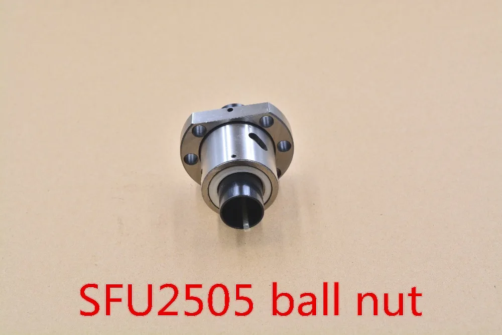 

RM2505 SFU2505 ballscrew nut 25mm ball screw single CNC DIY Carving machine parts 1pcs