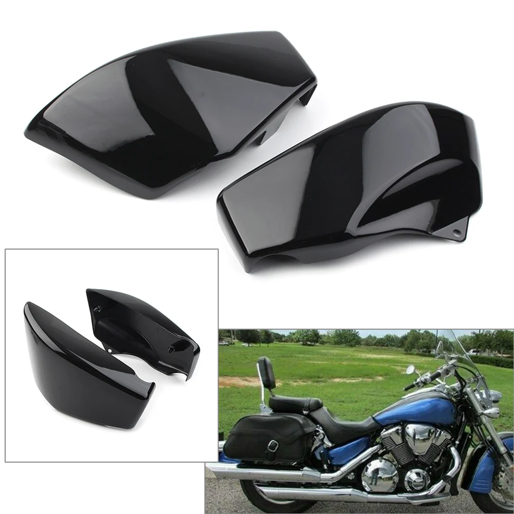 

Gloss Black ABS Motorbike Side Battery Covers Panel Set For Honda VTX1800 R/S/N/F/T 2002 2003 2004 2005 2006 2007 2008