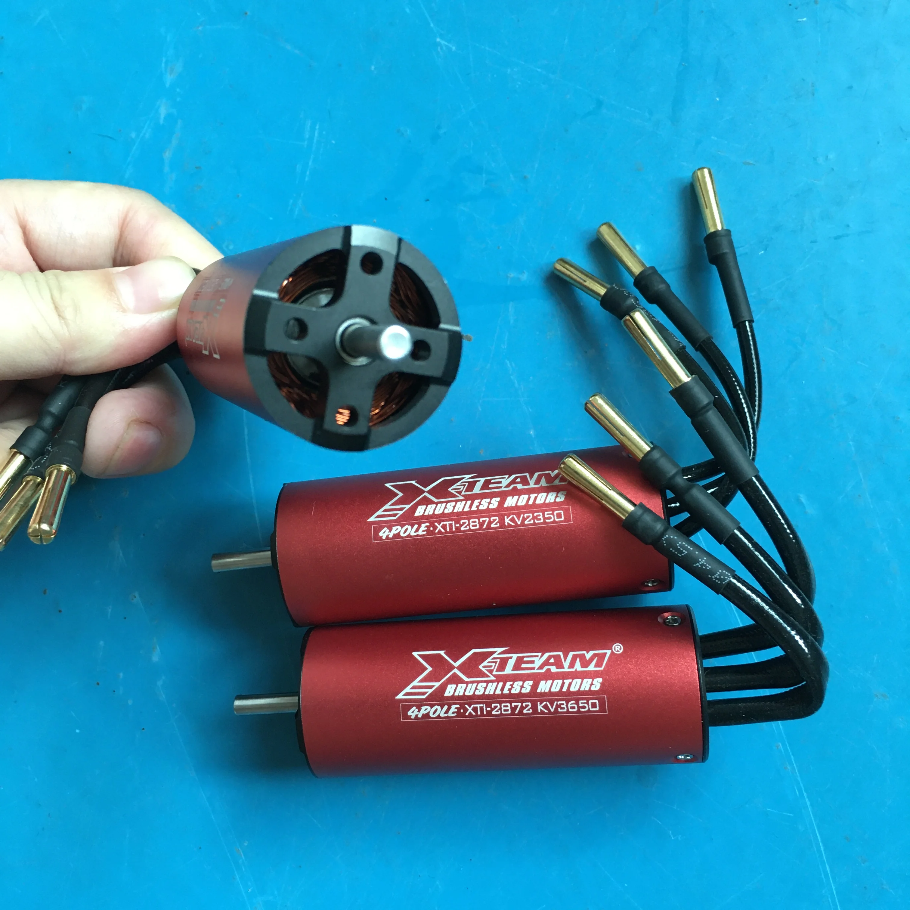 LemonFPV X-TEAM XTB 2872 3650KV 3500KV 3350KV 4-Poles Inrunner Brushless Motor for 650mm Remote Control RC Boats Refit
