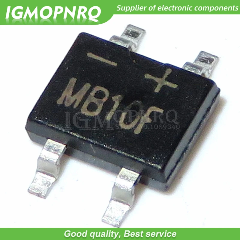 100pcs MB10F MB10 SOP4 1A 1000V SMD