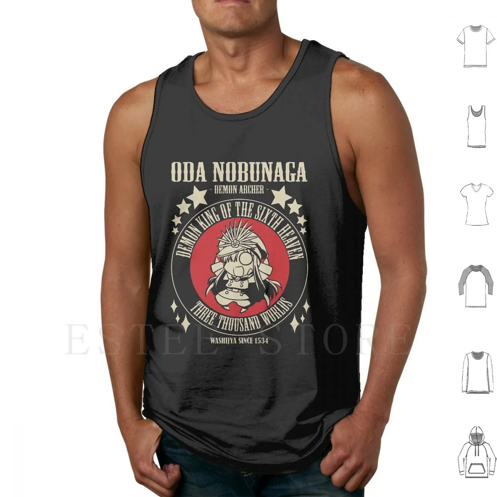 Oda Nobunaga-Demon Tank Tops Vest Cotton Fate Stay Night Fate Grand Order Fgo Fatego Fsn Demon Oda Nobunaga Nobu Nobu Nobu