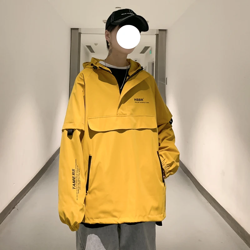 Mężczyźni Streetwear kurtki Hip Hop Bomber Jacket 2023 człowiek Harajuku Muti kieszenie Cargo znosić Harajuku płaszcz