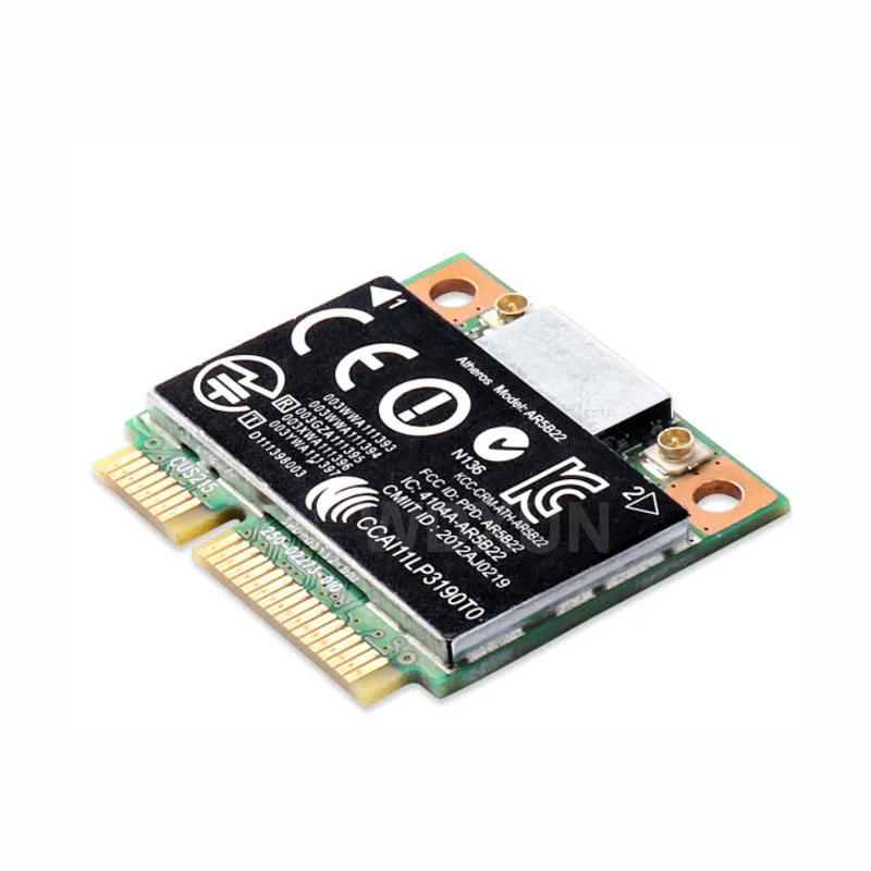 Atheros AR9462 AR5B22 WB222 Nửa Mini PCIe Không Dây 300M + BT4.0 Thẻ SP: 676786-001 Cho Hp 2170P 4340S 4441S