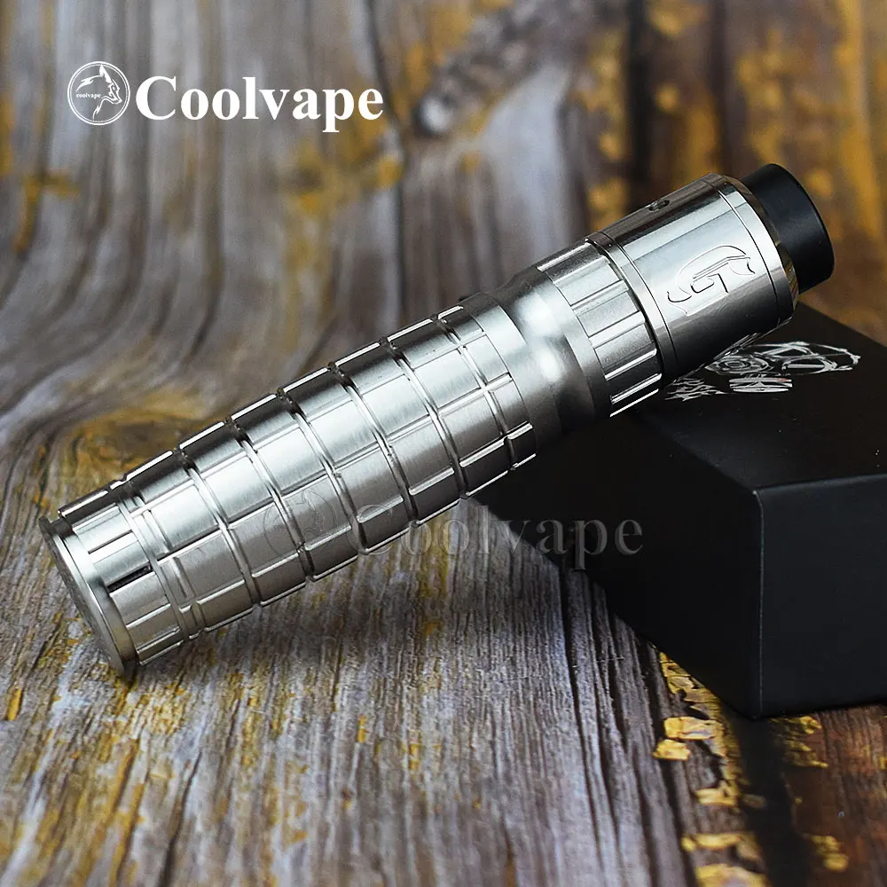 

Wolf Coolvape Apocalypse armea мод с goon 25 rda 24 мм латунный медный механический мод подходит для батареи 18650 электронная сигарета механический мод наборы