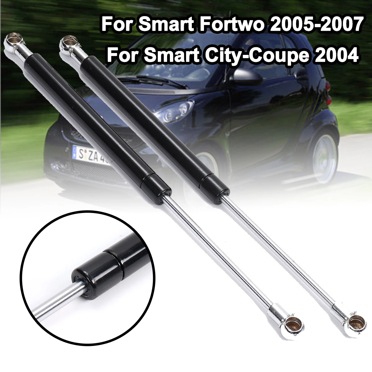 

Car Rear Tailgate Trunk Shock Strut Struts Bars Support Props Rod Arm Gas Spring For Smart Fortwo 2005-2007 City-Coupe 113000013