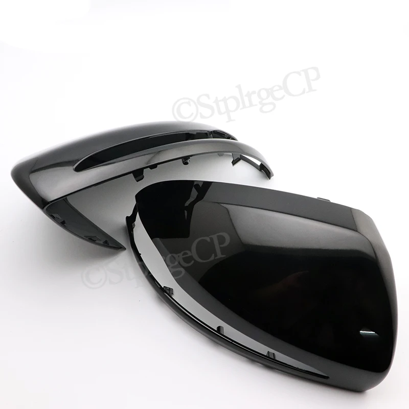 For Mercedes-Benz C S E GLC G Class AMG W205 X253 W222 W213 W238 Rearview Mirror Cover Bright Black Replacement 2014 - 2019 LHD