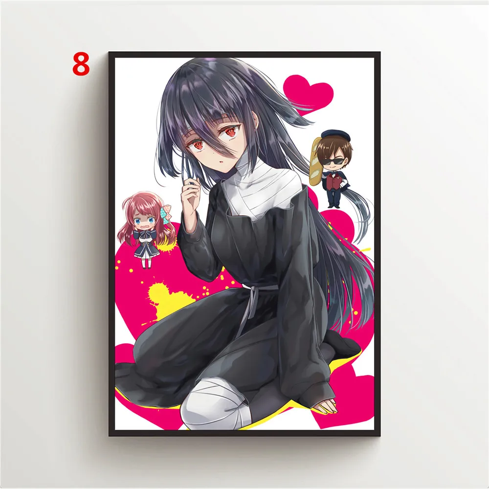 Zombieland Saga Minamoto Sakura Anime Posters Wall Poster Canvas Painting Wall Decor Retro Poster Wall Art Picture Home Decor