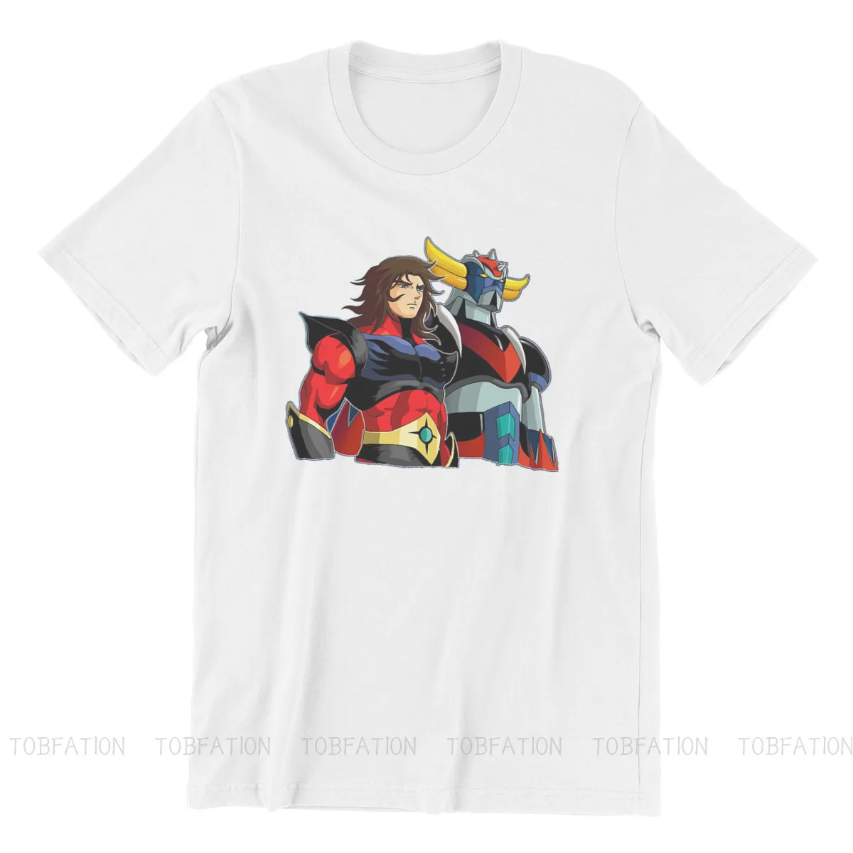 UFO Robot Goldrake Grendizer Anime Actarus Classic T Shirt Vintage Summer Oversized Cotton Men's Clothing Harajuku O-Neck TShirt