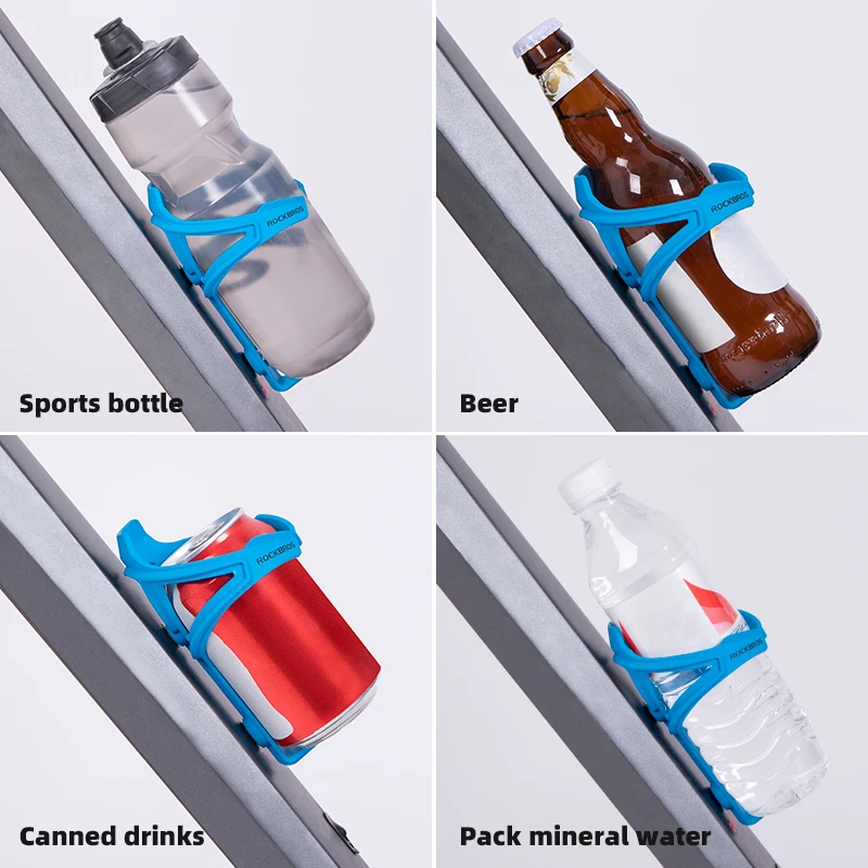 ROCKBROS Bicycle Water Bottle Cage PC MTB Road Cycling Bottle Cage Toughness Integrally Molded Bike Water Bottle Holder