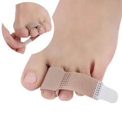 1Pc Toe Finger Straightener Hammer Toe Hallux Valgus Corrector Bandage Toe Separator Splint Wraps Foot Care Tool