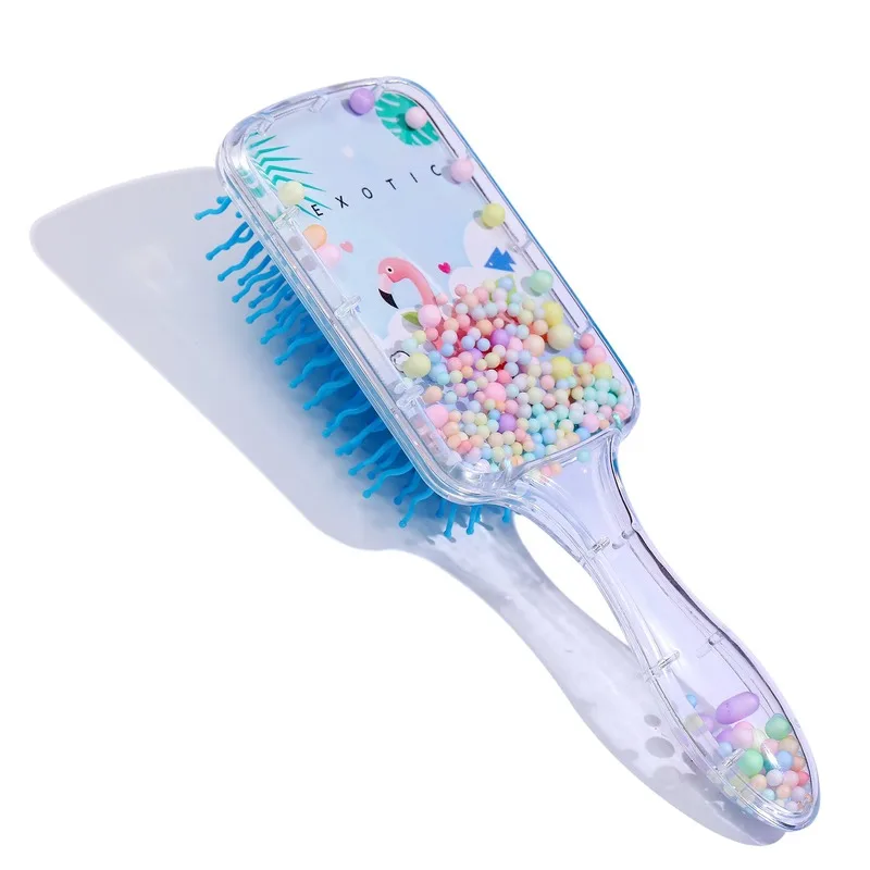 Long Hair Anti-knot Hair Brush Massage Children Comb Cute Girl Comb Carry Daisy Rabbit Portable Parting Comb Pattern Cartoon