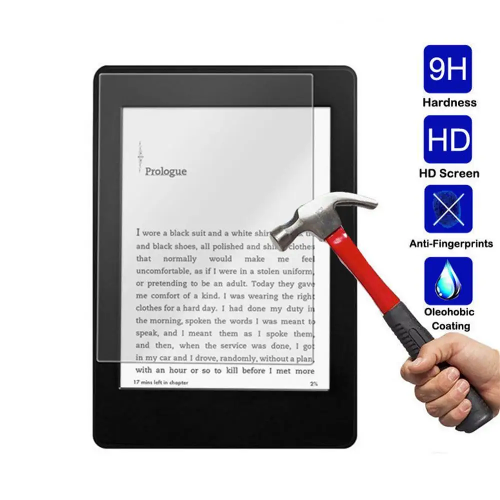 Transparent Clear Tempered Glass Film Screen Protector for Kindle Paperwhite 1/2/3