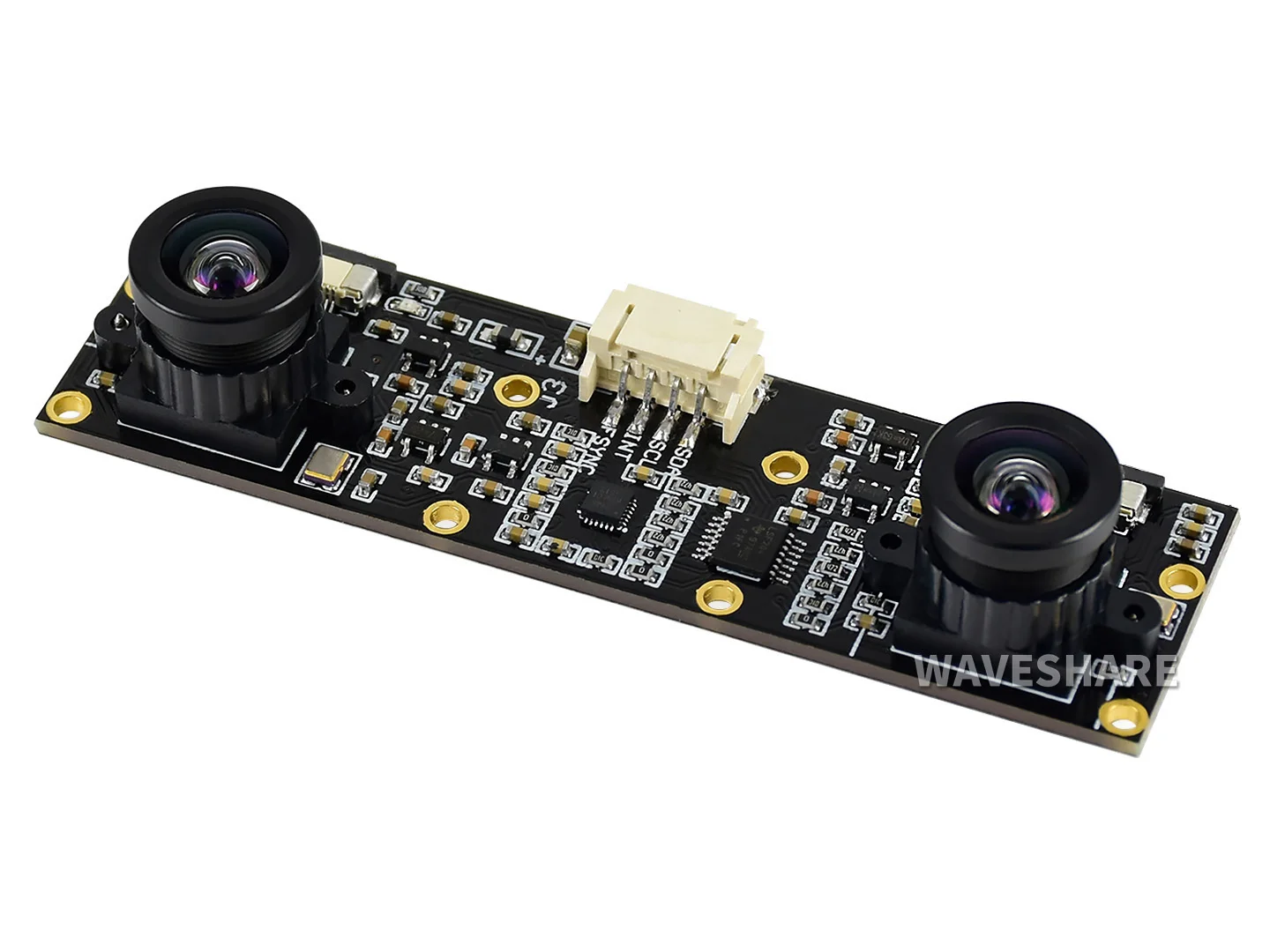 IMX219-83 Stereo Camera, 8MP Binocular Camera Module, Stereo Vision,Depth Vision,Supports Jetson Nano/ CM3/CM3+ expansion boards