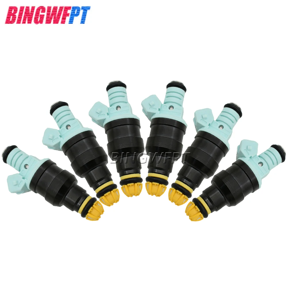 

6pcs Fuel Injectors Fit For BMW E36 E34 M50 S50 323i 525i 2.5L 3.0L 0280150415 Car Auto Accessories Parts