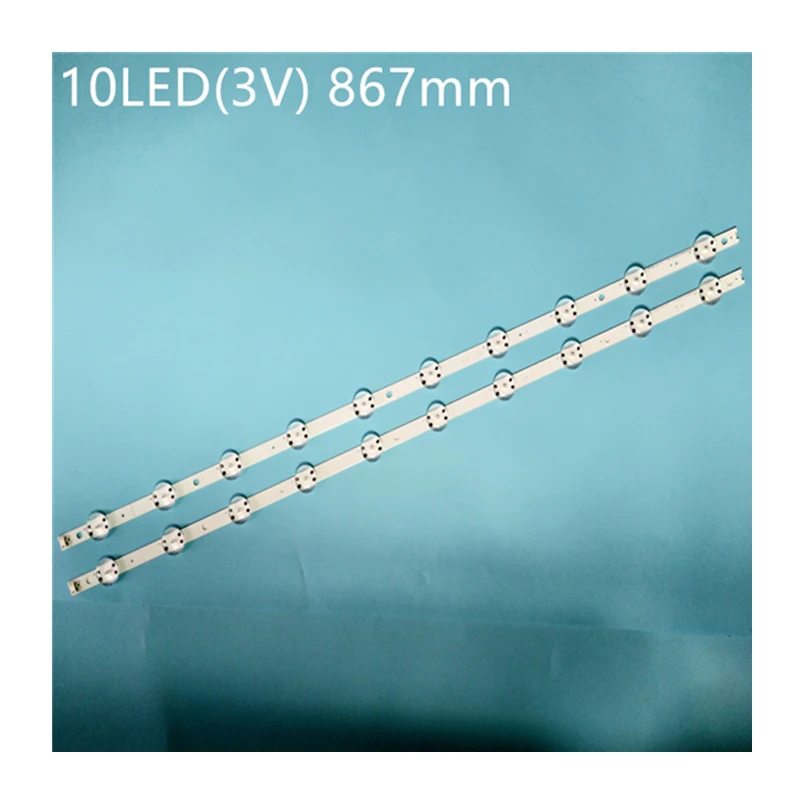 2pcs LED backlight For LG 43uj6510 43LJ622V 43UJ675V 43UJ655V 43UJ670V 43UJ651V 43LV340C 43LJ610V V17 43 ART3 43uj6525 43uj6565