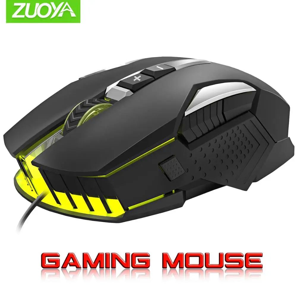 Professionele Gaming Muis Dpi Optische Bedrade Muis Led Backlight Computer Muizen Voor Laptop Pc Game