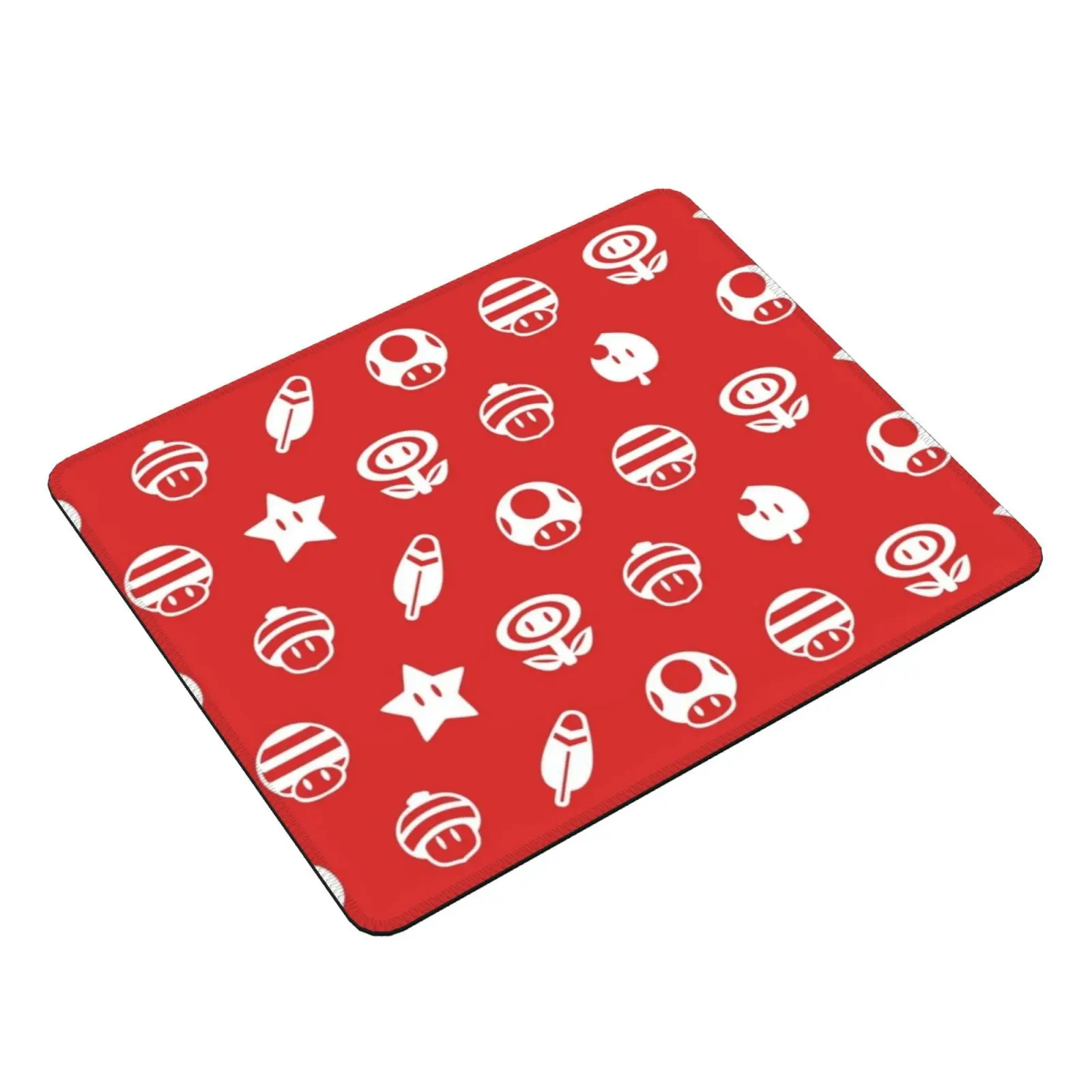 Powerups Mouse Pad DIY Print Super Powerup Power Up Item Nintendo Video Game