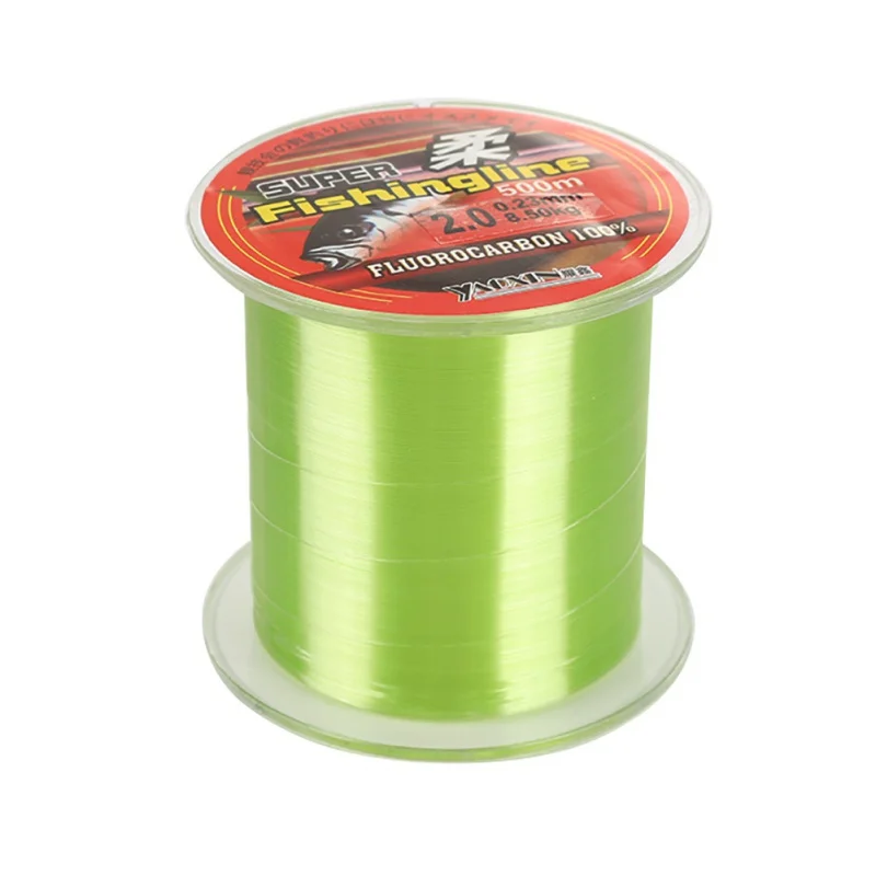 500M Nylon Fishing Line Fluorocarbon Coated Monofilament Fishing Leader Line Carp Fishing Wire Fishing Accessories