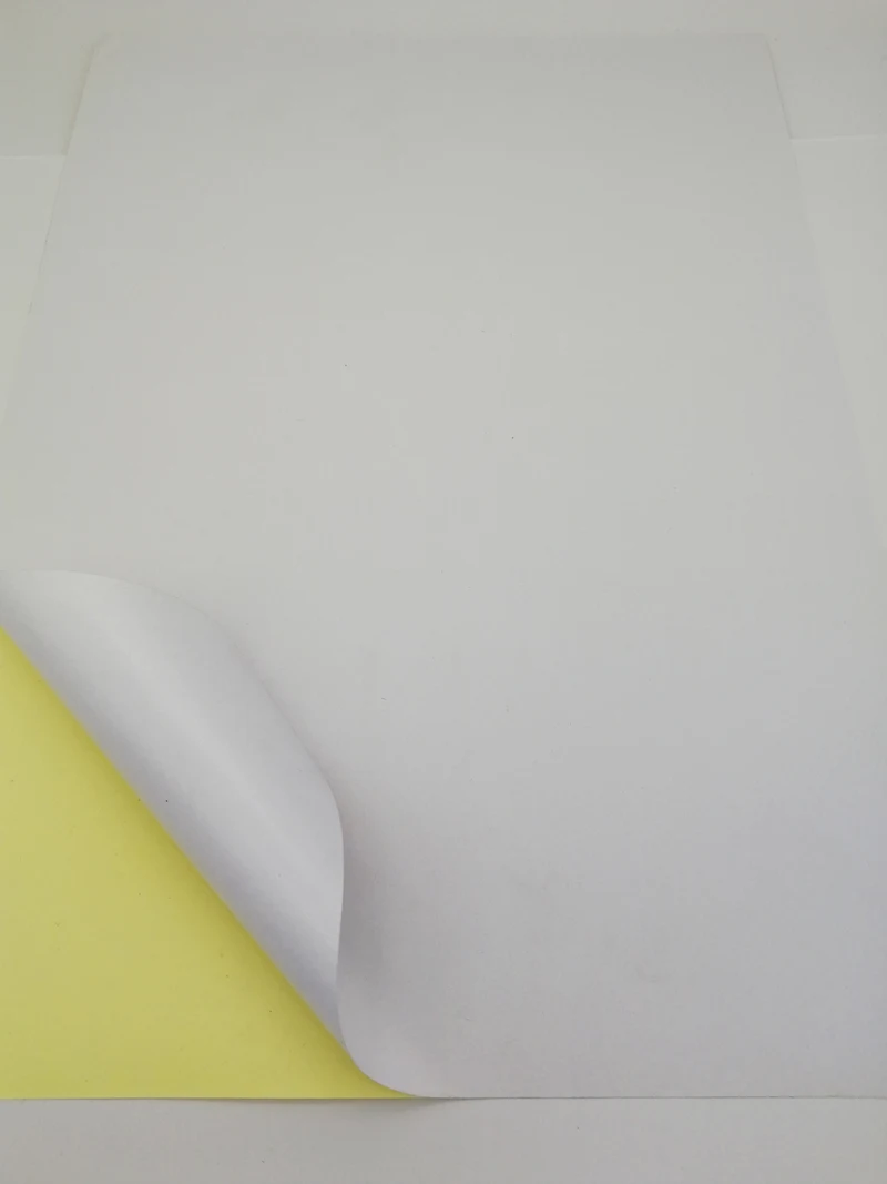 A4 Blank White Glossy Self-adhesive Label A4 Sticker Paper For Laser Printer