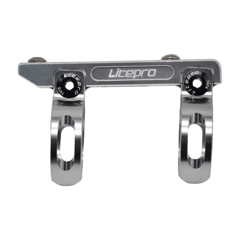 Litepro For Birdy Saetpost Brompton Head Tube Bicycle Alloy Hollow Water Bottle Cage Holder  33.9/ 34.9MM Folding Bike Adapter