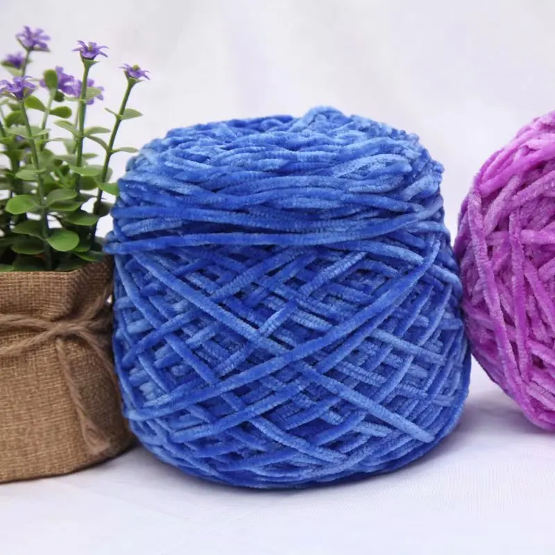 240g/ball Chenille Pile Yarn Canary-wool Hand-knitted Sweater Coat Thread Hat Bag Hook Shoe Thread Thick Yarn