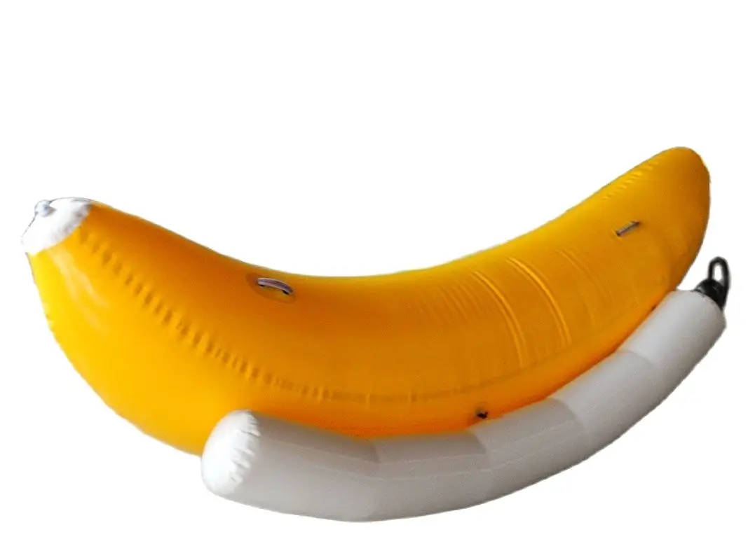 Inflatable Water Toy Banana Seesaw  Banana Boat  Thick PVC Inflatable Water Swing Water Game