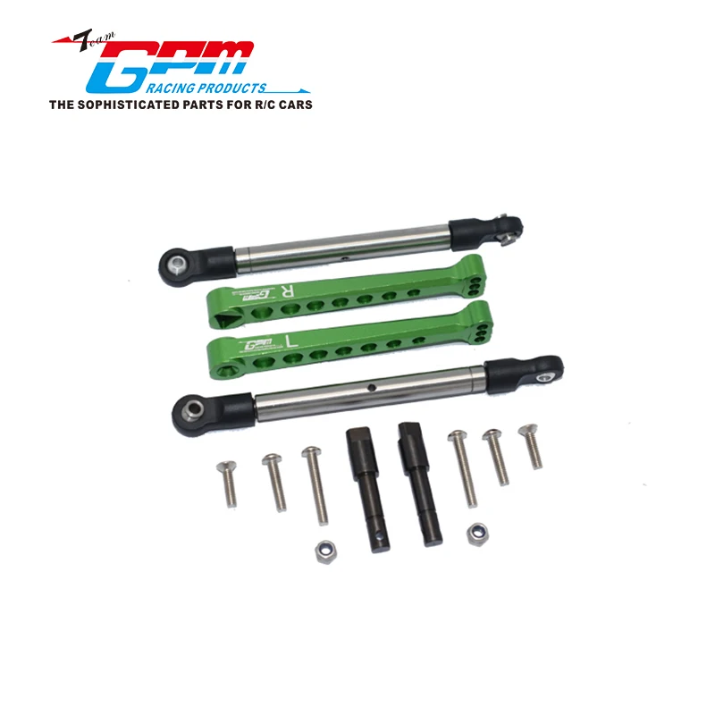 GPM Aluminum Rear Sway Bar & Stainless Steel Linkage for Losi 1/10 Lasernut Tenacity Ultra 4 Rock Tacer LOS234038