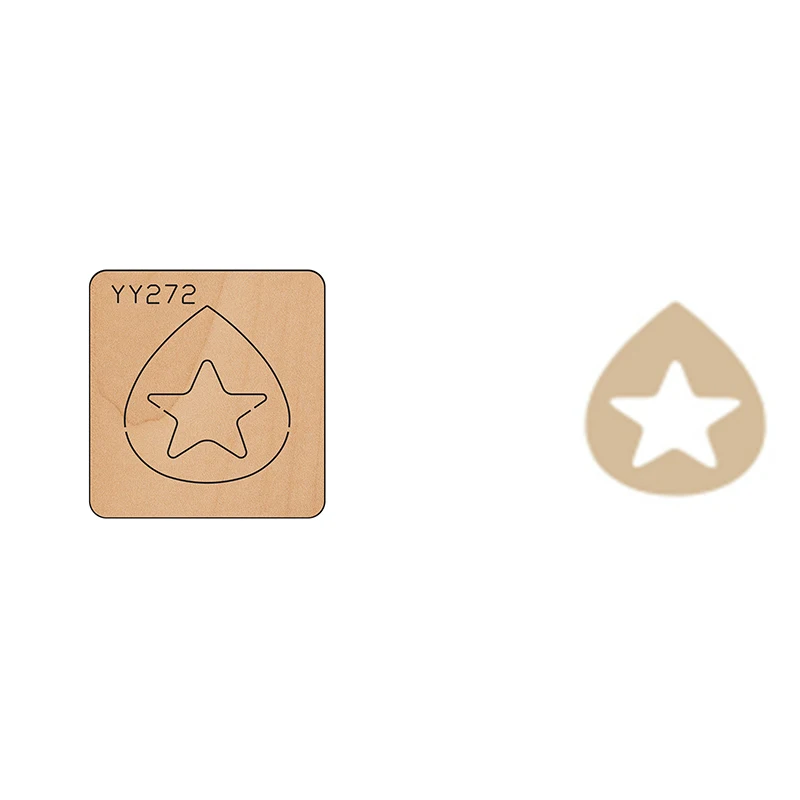 

Wood Mold Earrings Cut Mold Earring Wood Mold Pentagram EarringsYY272 Is Compatible with Most Manual Die Cut