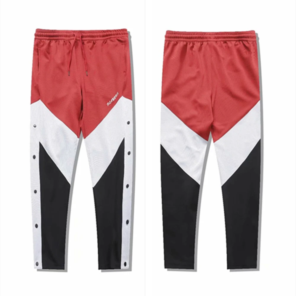 Youth Adult Running Pants Side Half Opening Button Training Sports Pants Jogging Fitness Basketball Trousers Baseball Sweatpants