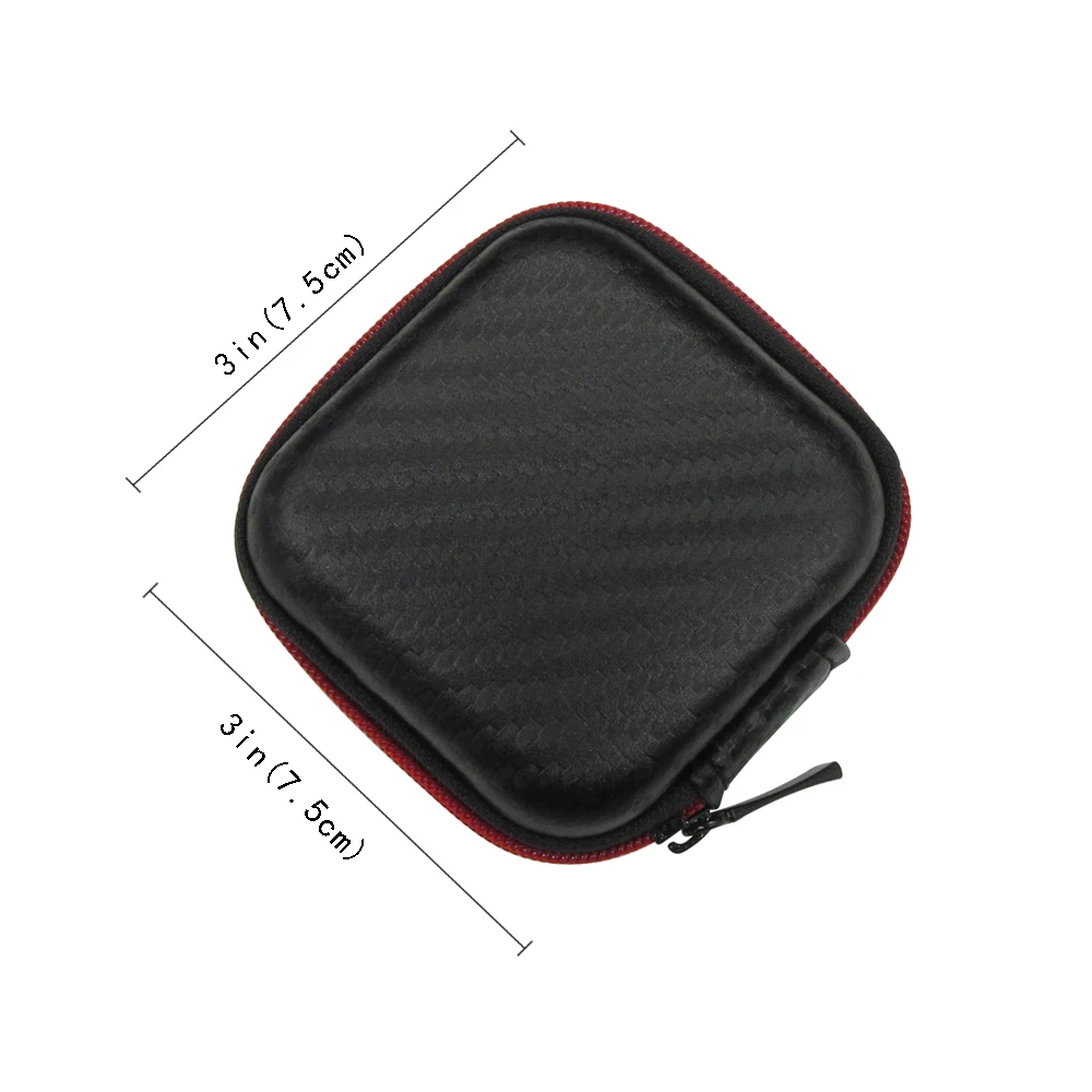 Mini Portable Earphone Case Headphones Bags USB Cable U Disk Storage Carrying Hard Bag for KZ Xiaomi Samsung Wired Headset Box