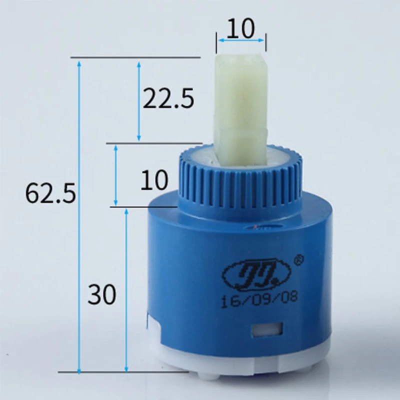 Смеситель для душа с керамическим диском, 35/40 мм