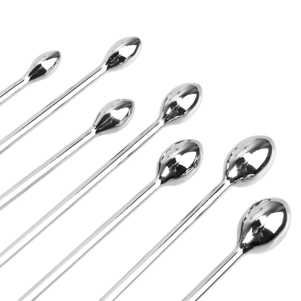 IKOKY Male Urethral Dilator Metal Urethral Catheter Penis Plug Sounding Horse Eye Stimulation Adult Products Sex Toys for Men