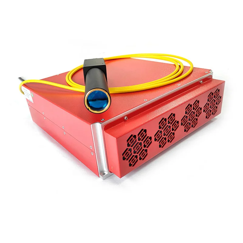 70W Mopa Color Fiber Metal Plastic Laser Marking Cutting Engraving Machine with Rotary laser source