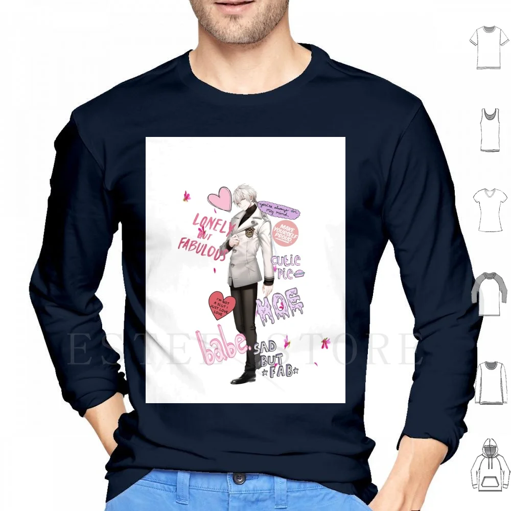 Худи Lovely Zen~ с длинным рукавом Mysmes Mystic Messenger Jumin Meow Cat Jaehee 7 707 Seven Luciel Yoosung