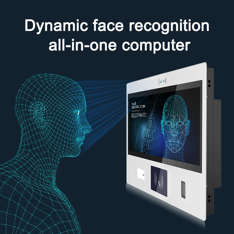 13.3 Inch Facial Recognition Fingerprint collection Computer with Capacitive Touch Screen i5/7 with Front Camera HD screen