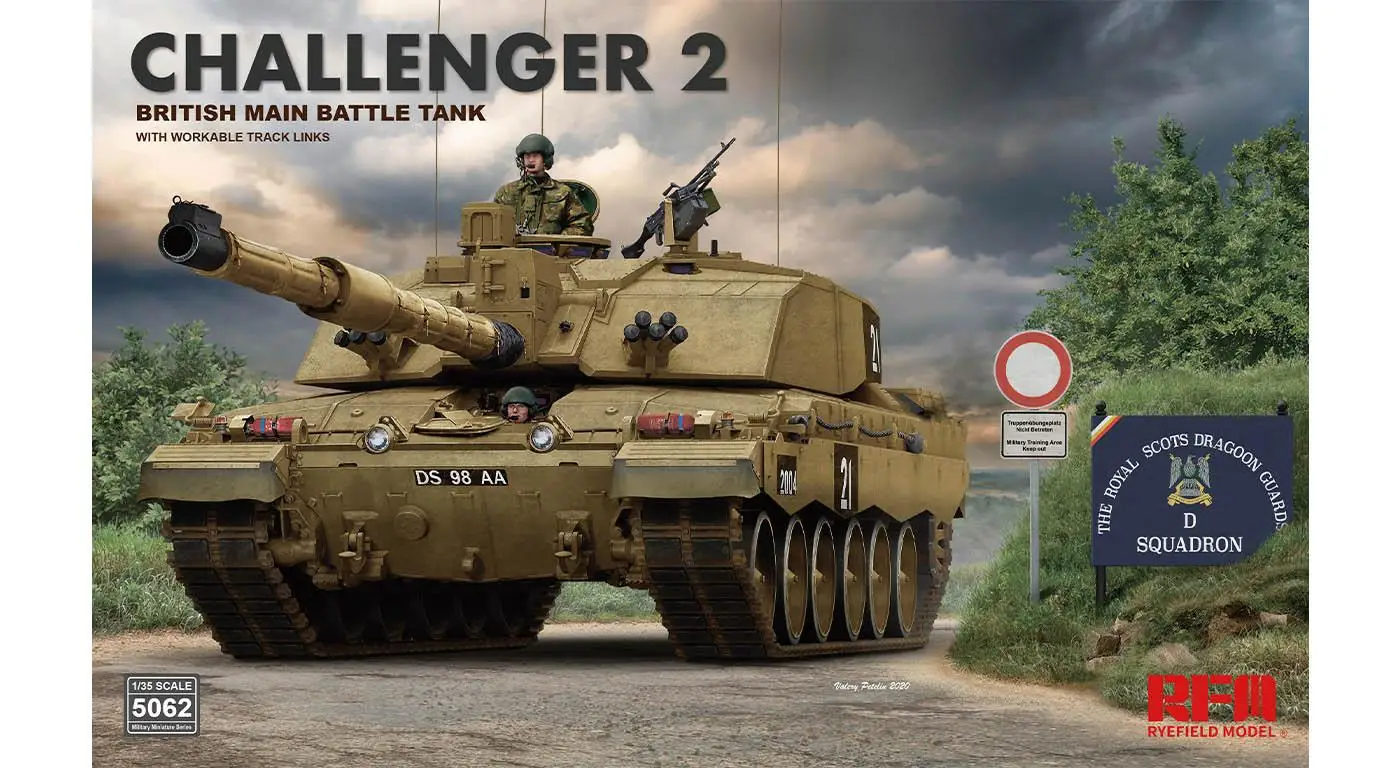 

Полевая модель Rye модель RFM RM-5062 1/35 Британский основной боевой танк Challenger 2-масштабная модель комплект