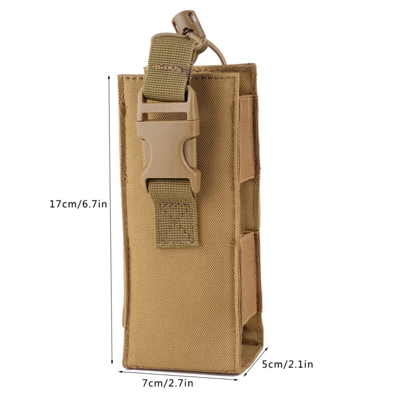 Molle 600D Nylon Water Bottle Pouch Military Canteen Cover Holster Outdoor Travel Kettle Bag Tactical Molle Water Flask