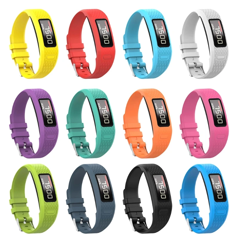 B03F for  Vivofit 1/2 Bracelet Adjustable Silicone Wear-resistant Replacement Strap Waterproof Wristband