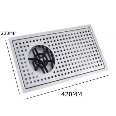 Neue! Edelstahl Glas Rinser Drip Tray Bar Glas Dampfenden Krug Riner Kaffee Zubehör Milch Krug Rinser Kommerziellen Verwenden