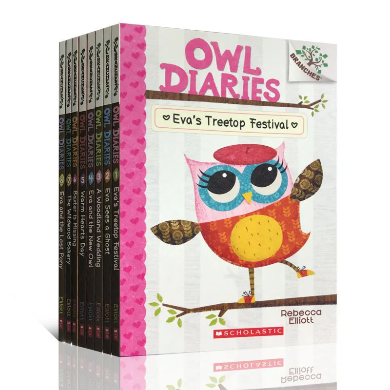 

10 BOOKS/Set Owl Diaries Baxter Is Missing Original English Reading Children's Books