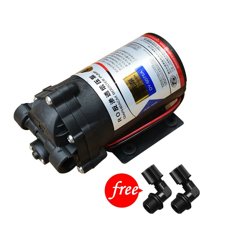 50-400 gpd Diaphragm pump 24V DC RO Booster Pump Increase Reverse vacuum water filter parts for reverse osmosis Water system