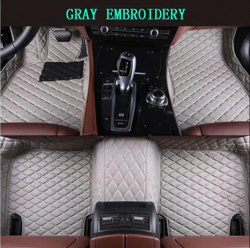 Auto Floor Mats For Land Rover Range Rover Sport 2003-2012 Foot Carpets Car Step Brand New Embroidery Leather Mats