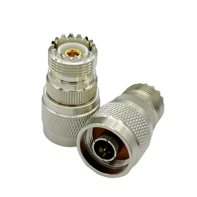 SL16 SO-239 To N Type UHF M Type To N Type Male Coaxial RF Connector N-UHF RF Adapter 1Pcs